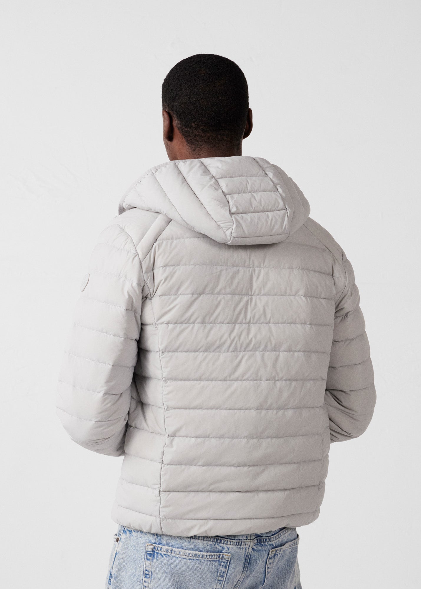 Doudoune légère stretch à capuche Reflet de mer Frantz