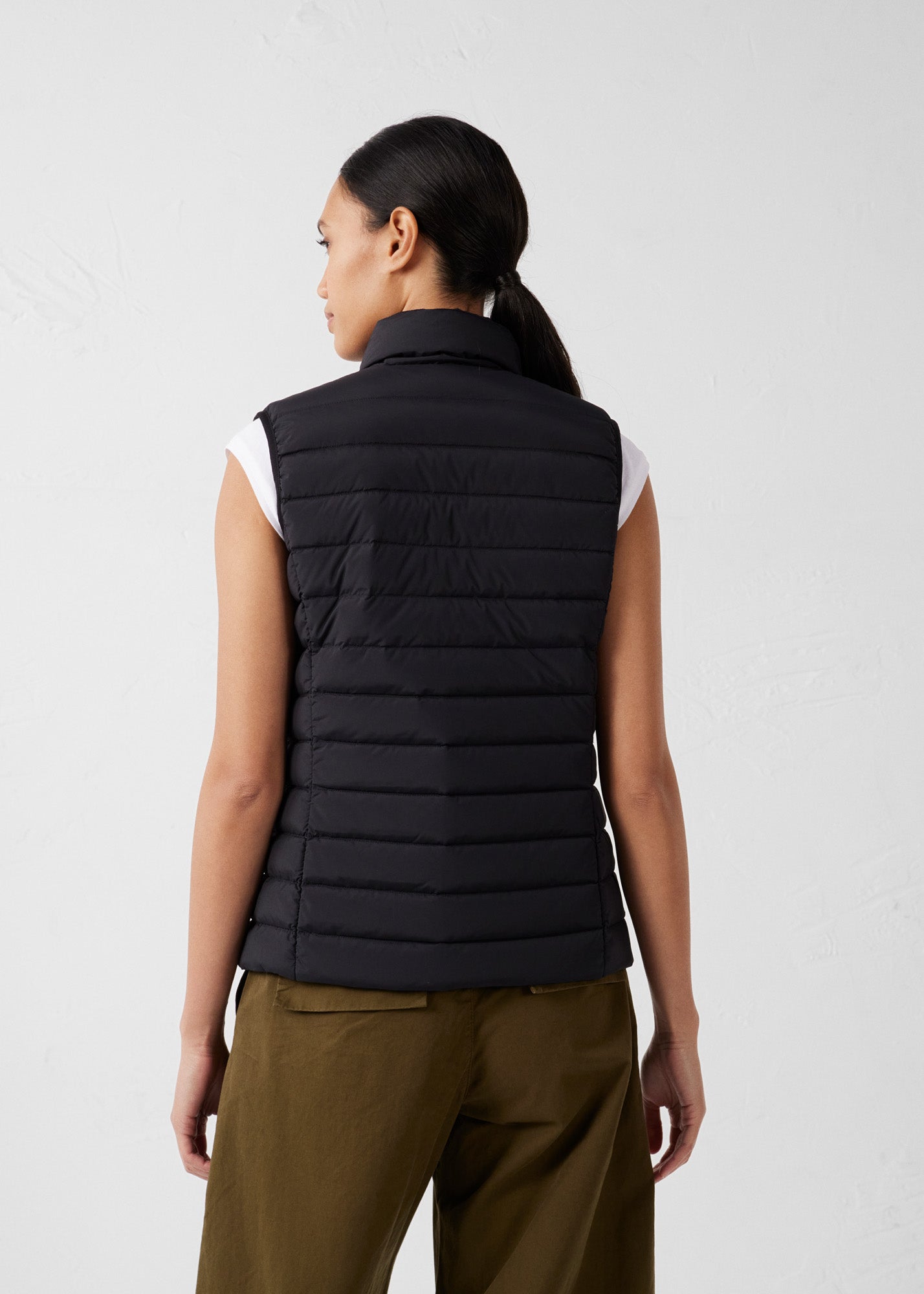 Doudoune sans manches stretch Noir Grenada