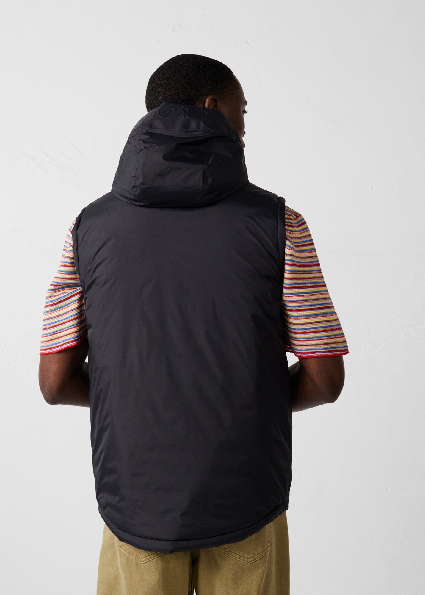 Doudoune réversible sans manches Noir/Noir Leudal