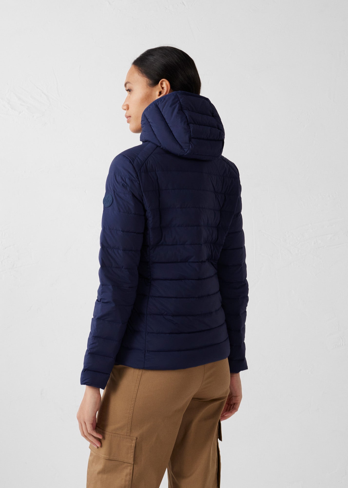Doudoune à capuche stretch légère Marine Salma