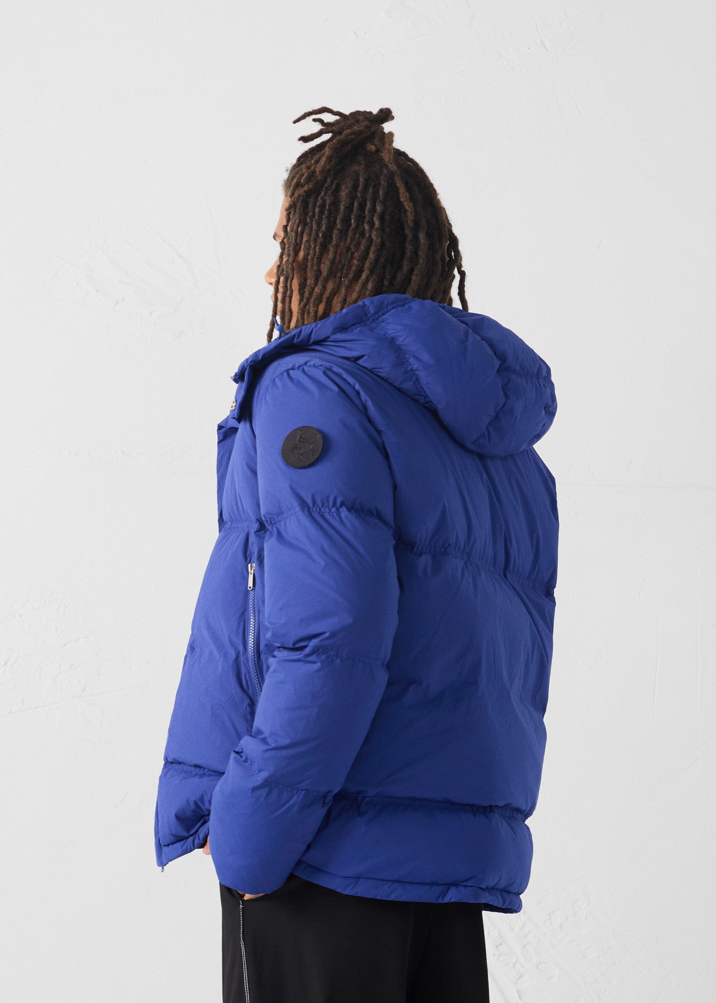 Doudoune Grand Froid esprit puffer Bleu cobalt Sanji