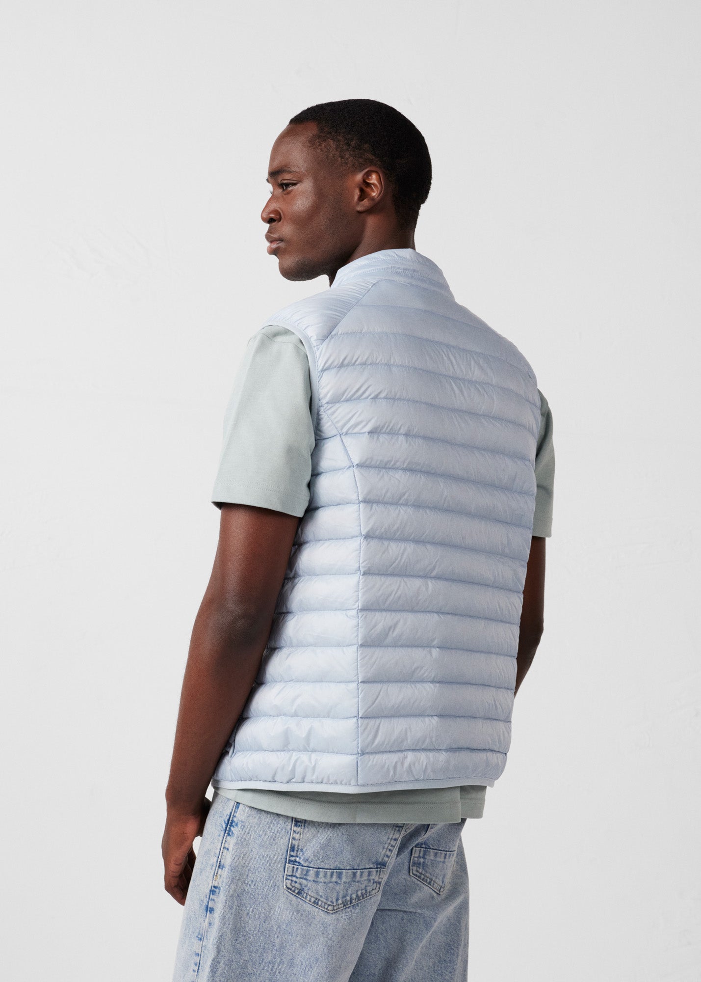 Doudoune sans manches Cendre marine Tom