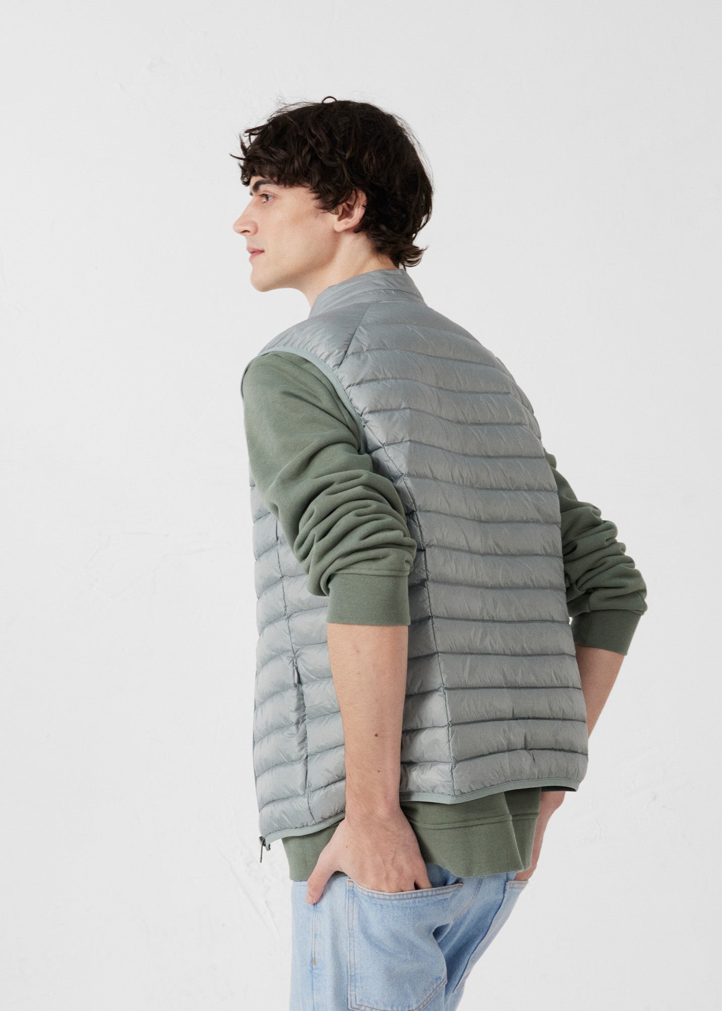 Doudoune sans manches Roche lunaire Tom