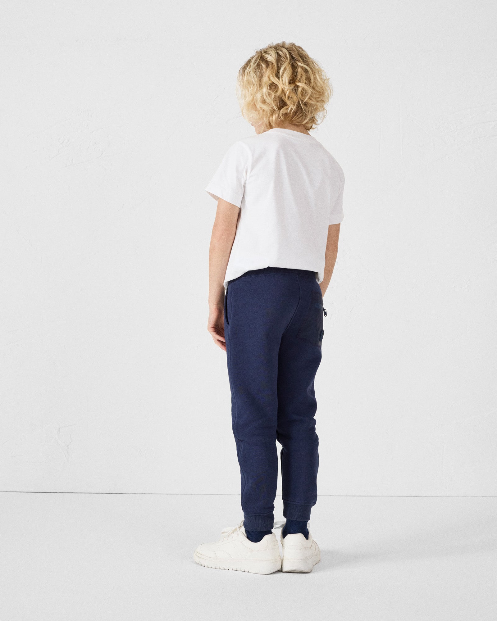 Pantalon de sport enfant en coton Marine Matchu 2.0