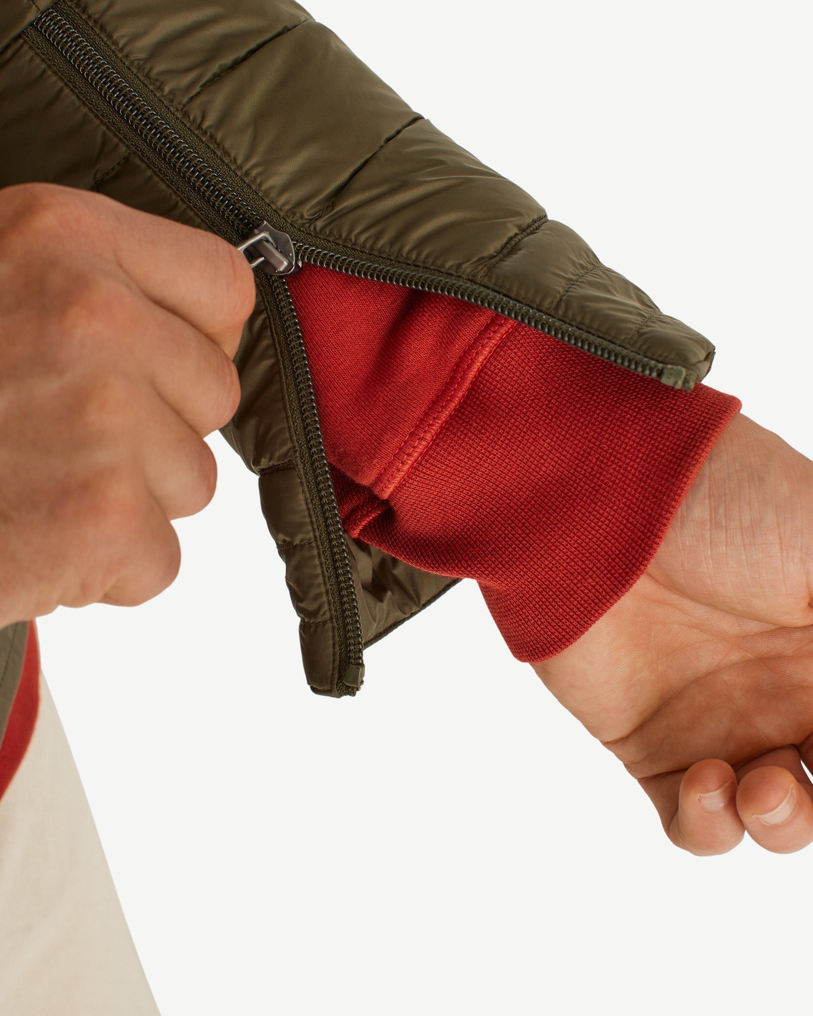 Doudoune coupe motard Army David