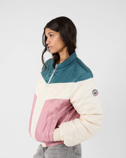 Veste esprit puffer Deep lake/Rose antique Joan