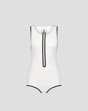 Maillot de bain combinaison une pièce Blanc Kim