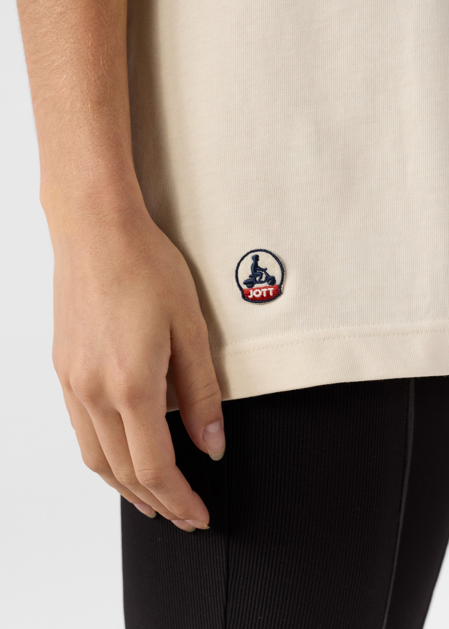 T-Shirt à col rond Naturel Andrea