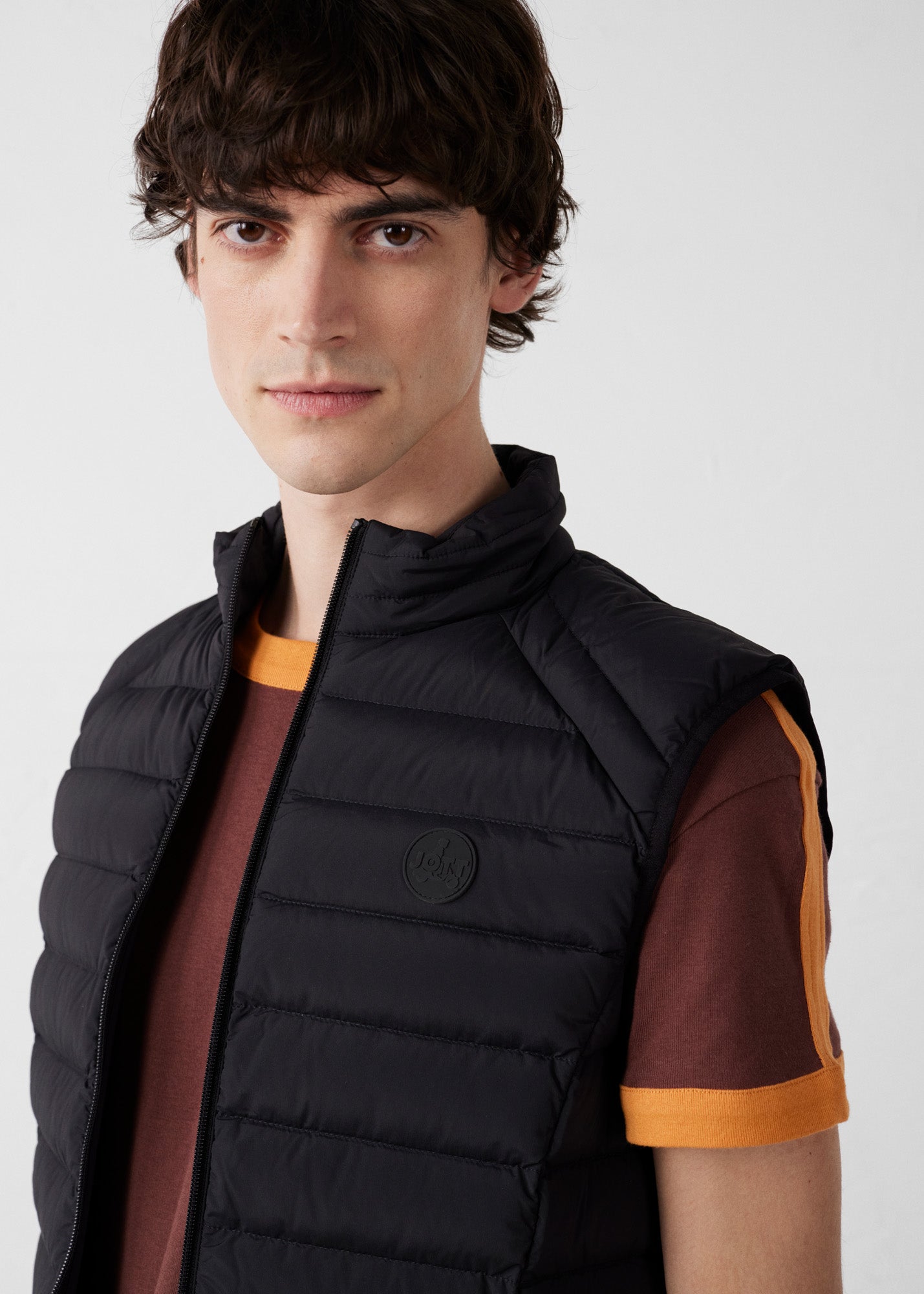 Doudoune sans manches stretch Noir Arafo