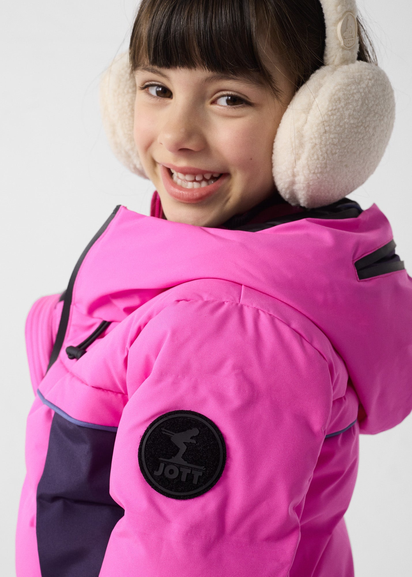 Doudoune ski enfant Grand froid Rose électrique Cembros