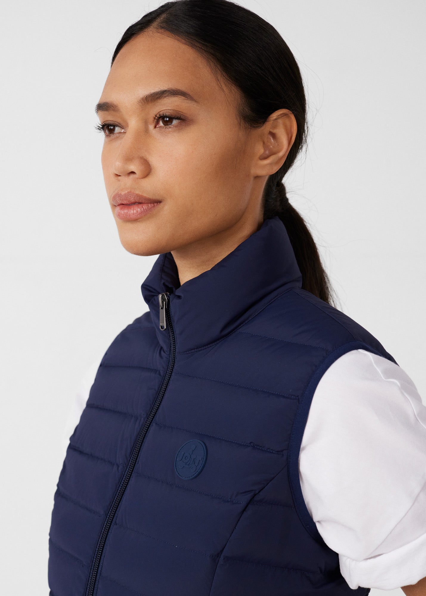 Doudoune sans manches stretch Marine Grenada