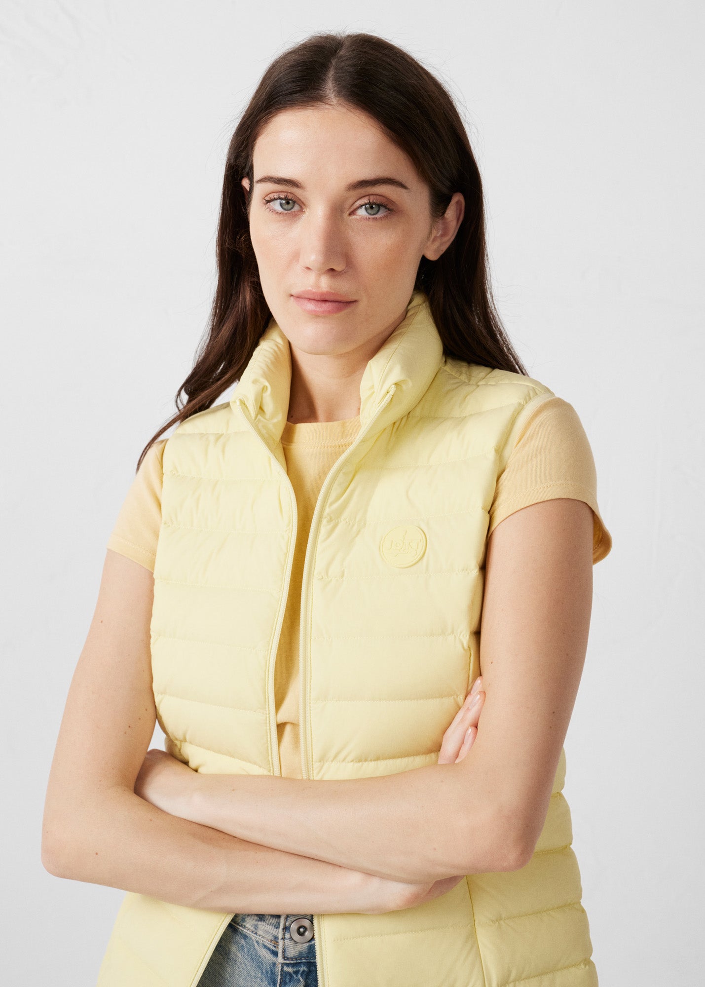 Doudoune sans manches stretch Paille Grenada