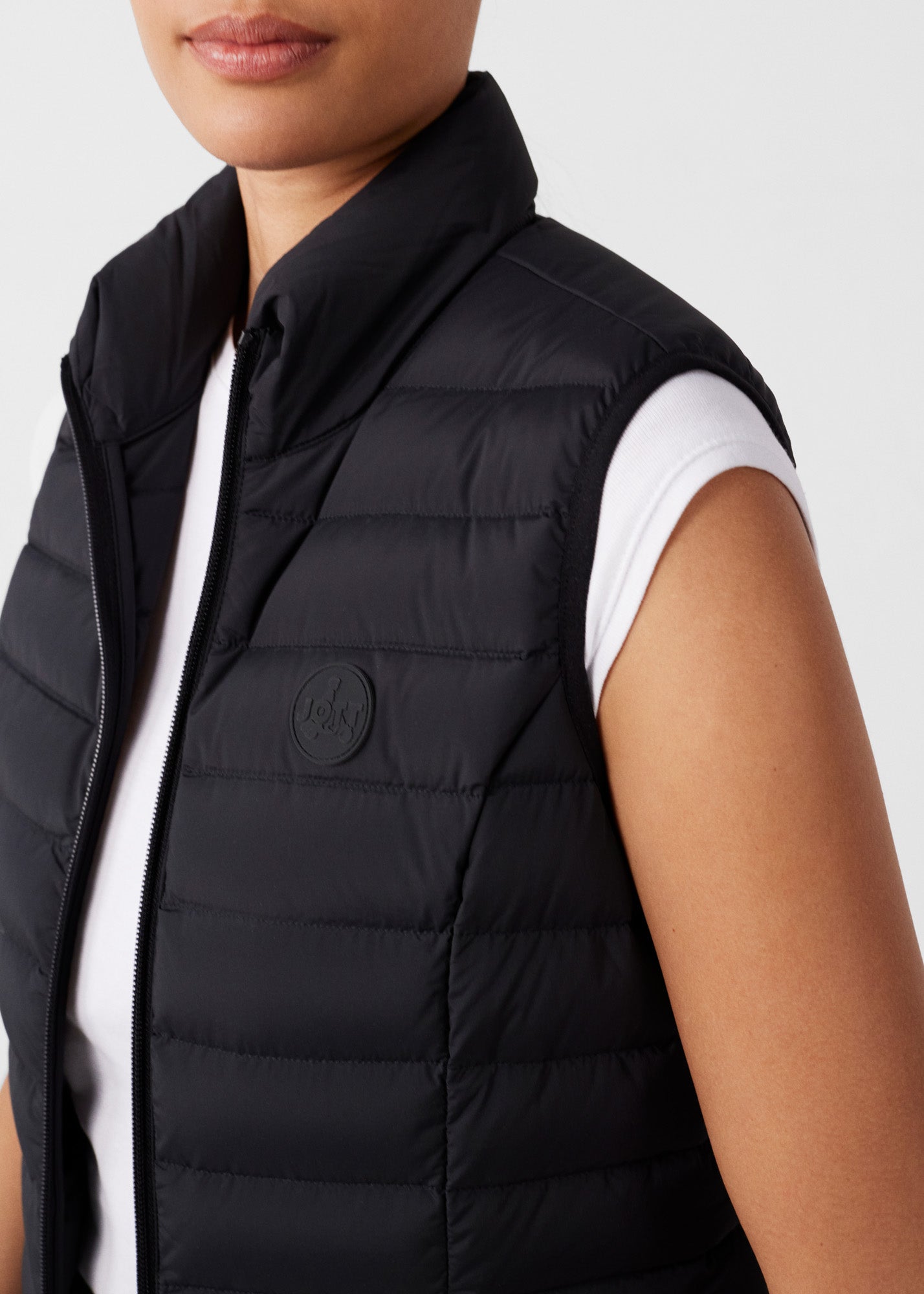 Doudoune sans manches stretch Noir Grenada