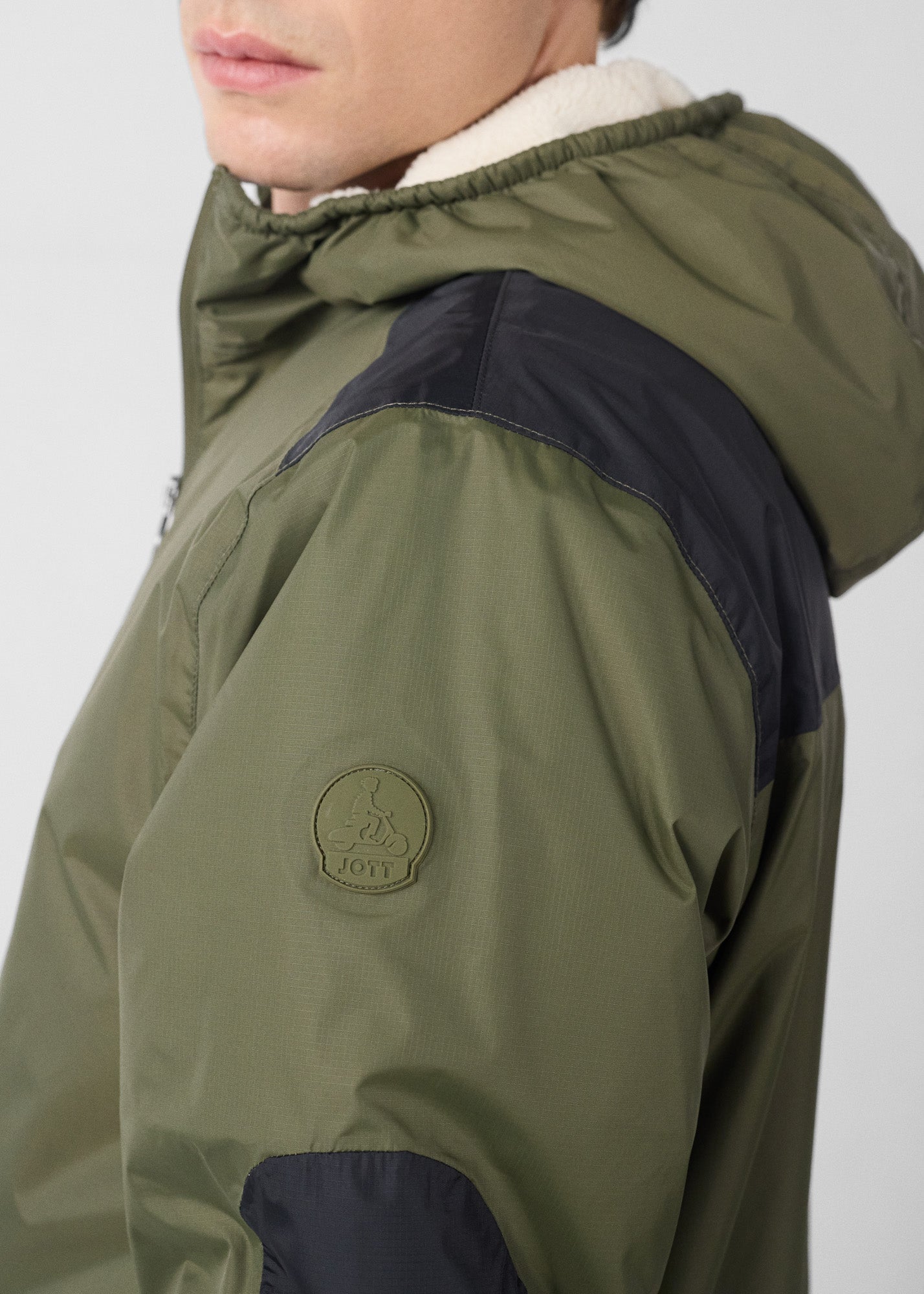 Imperméable sherpa long Army Hallin sherpa