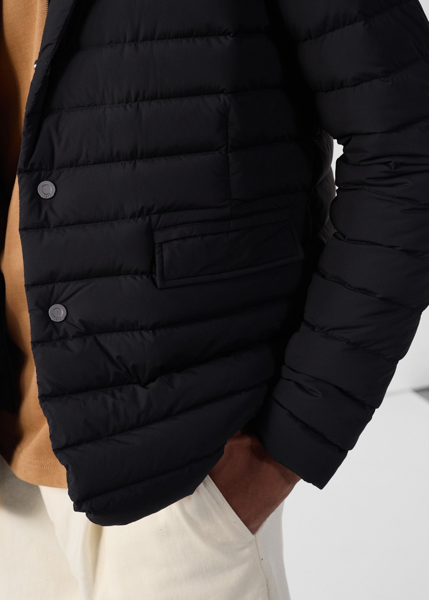 Doudoune blazer stretch Noir Joey