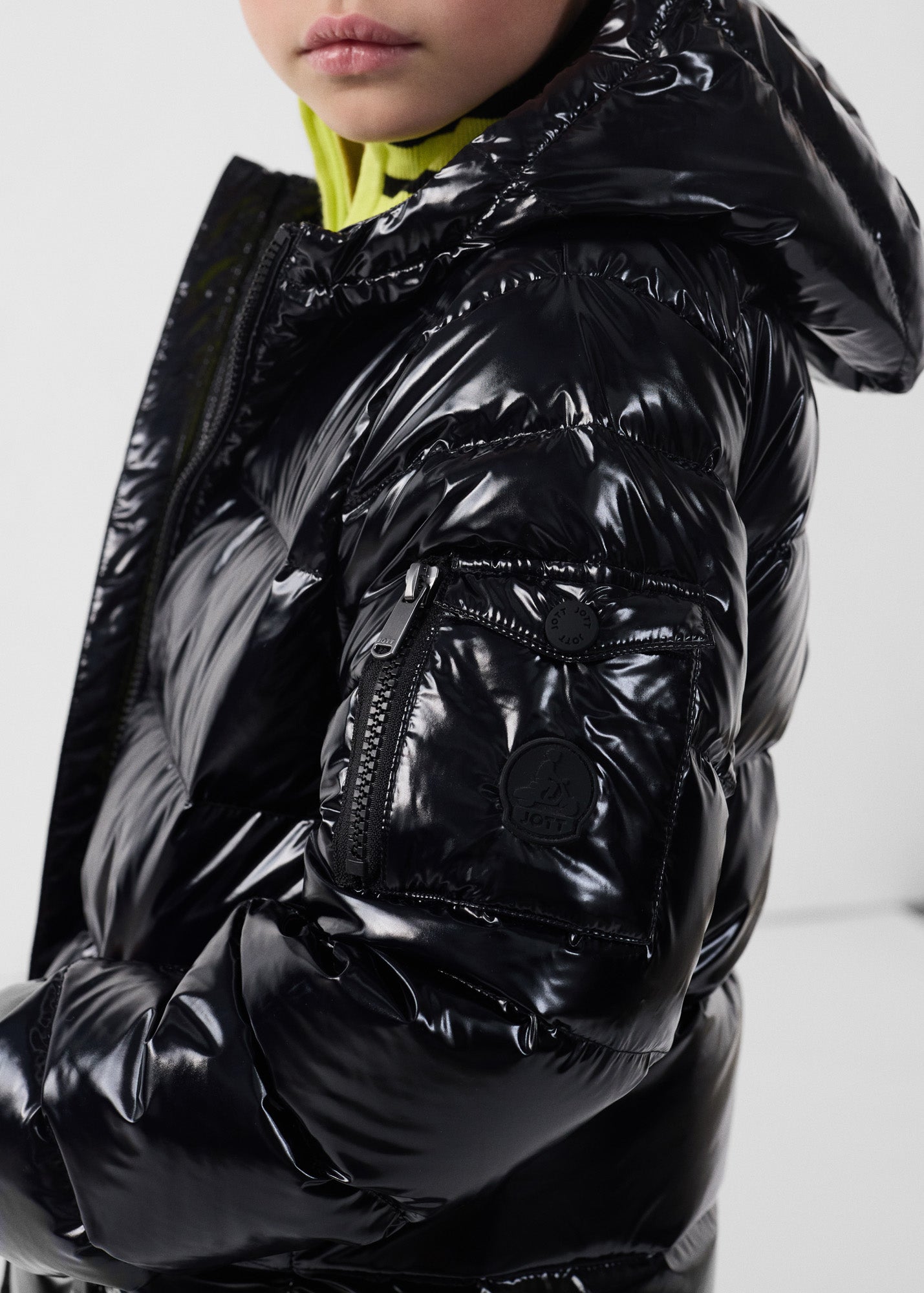 Doudoune enfant Grand Froid laquée Noir Kazan