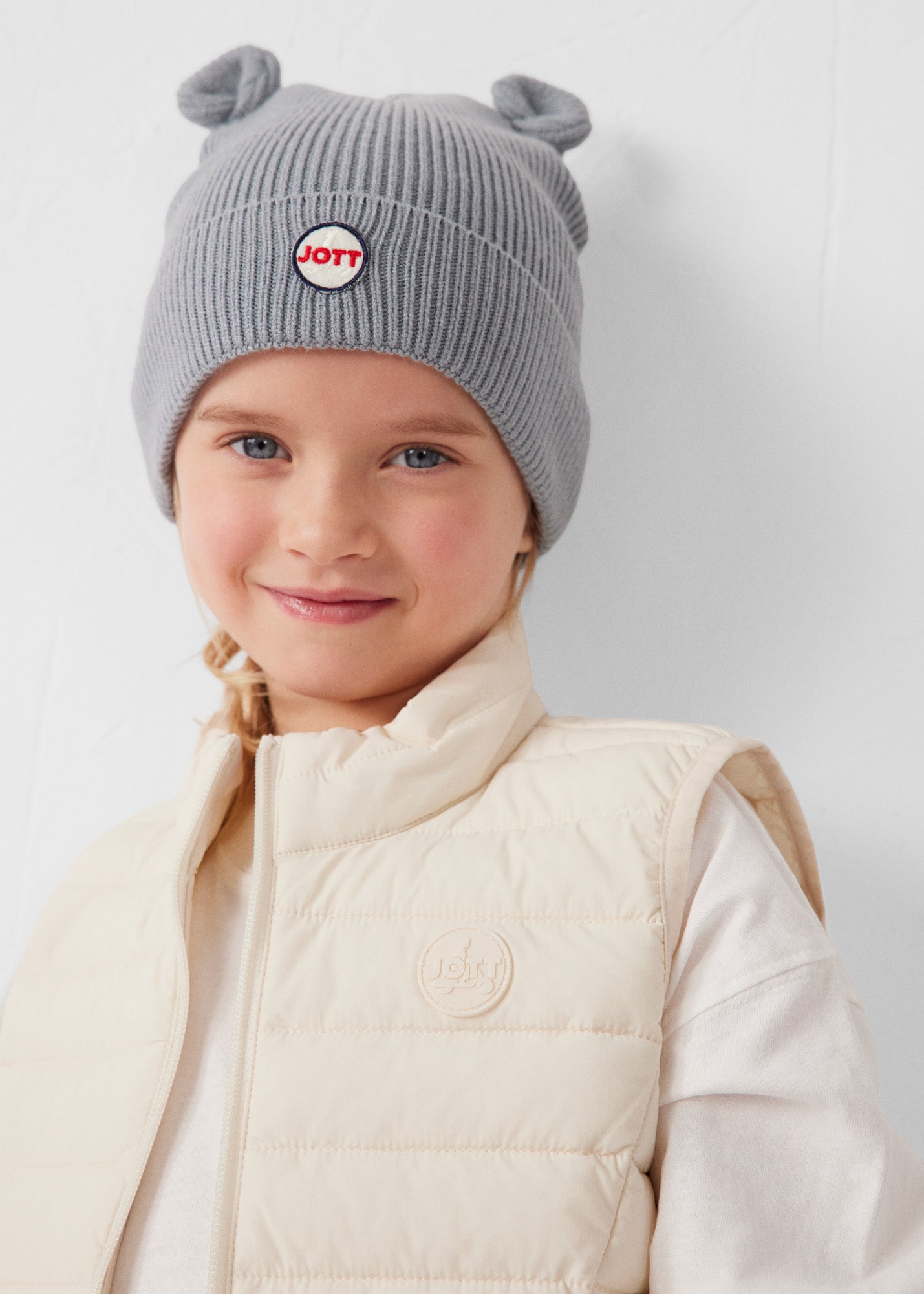 Doudoune enfant sans manches stretch Naturel Soan