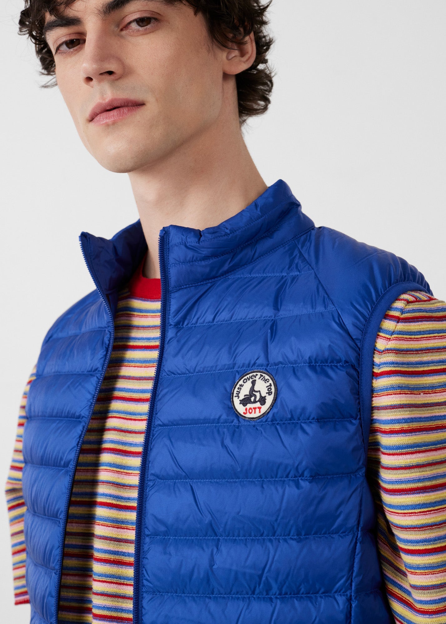 Doudoune sans manches Bleu cobalt Tom