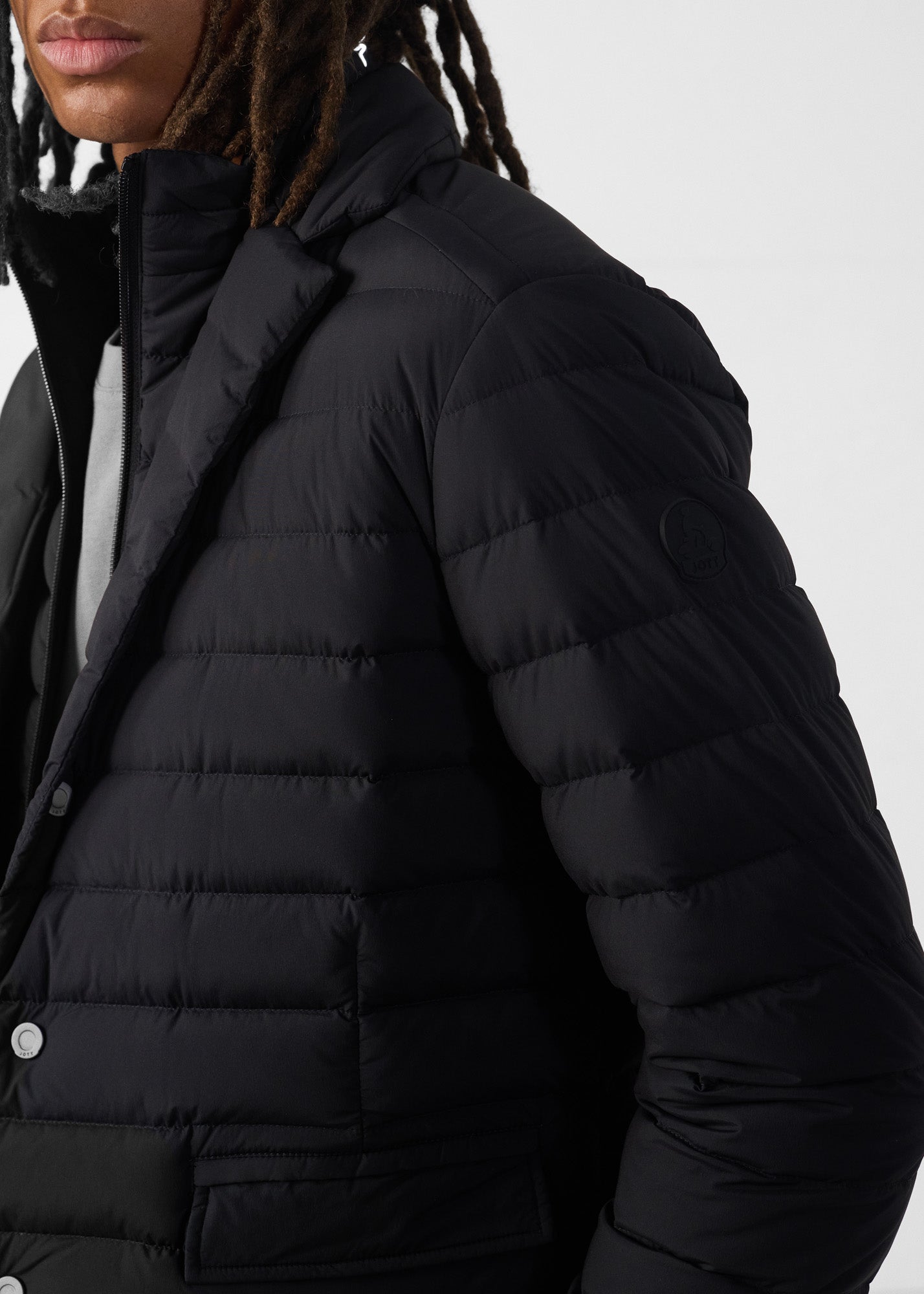 Doudoune blazer stretch Noir Joey