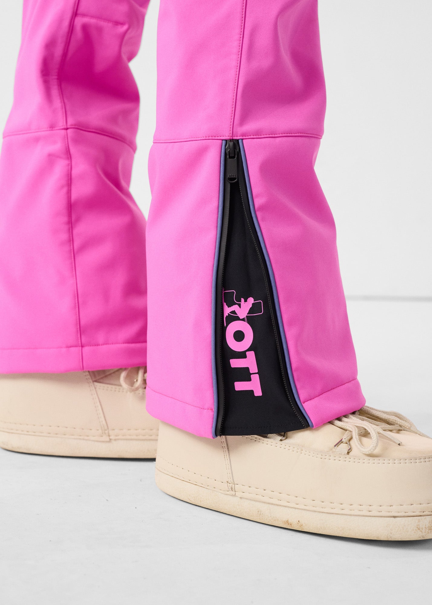 Pantalon ski Imperméable Grand froid Rose électrique Silene