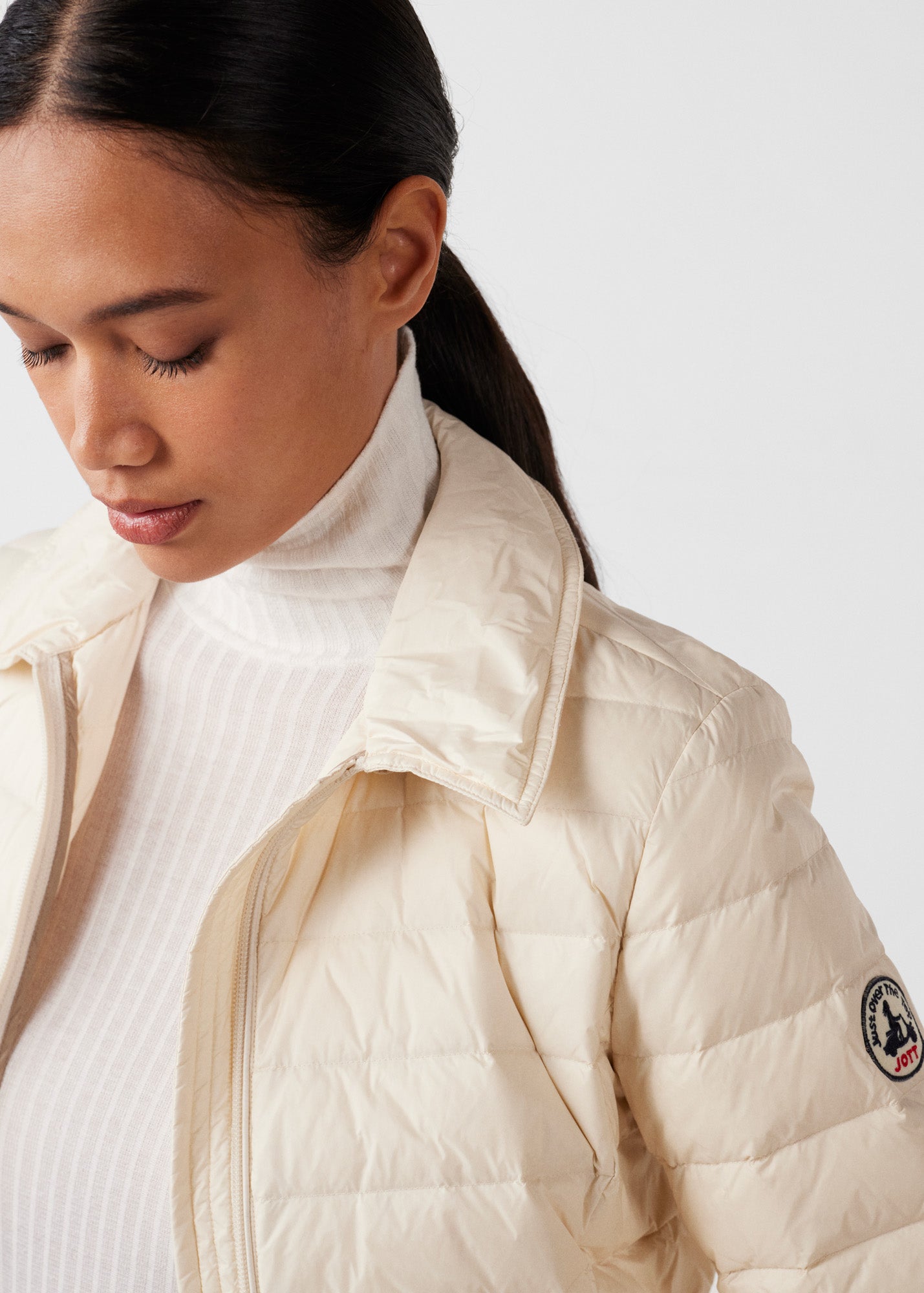 Doudoune longue à capuche Naturel Vero 2.0