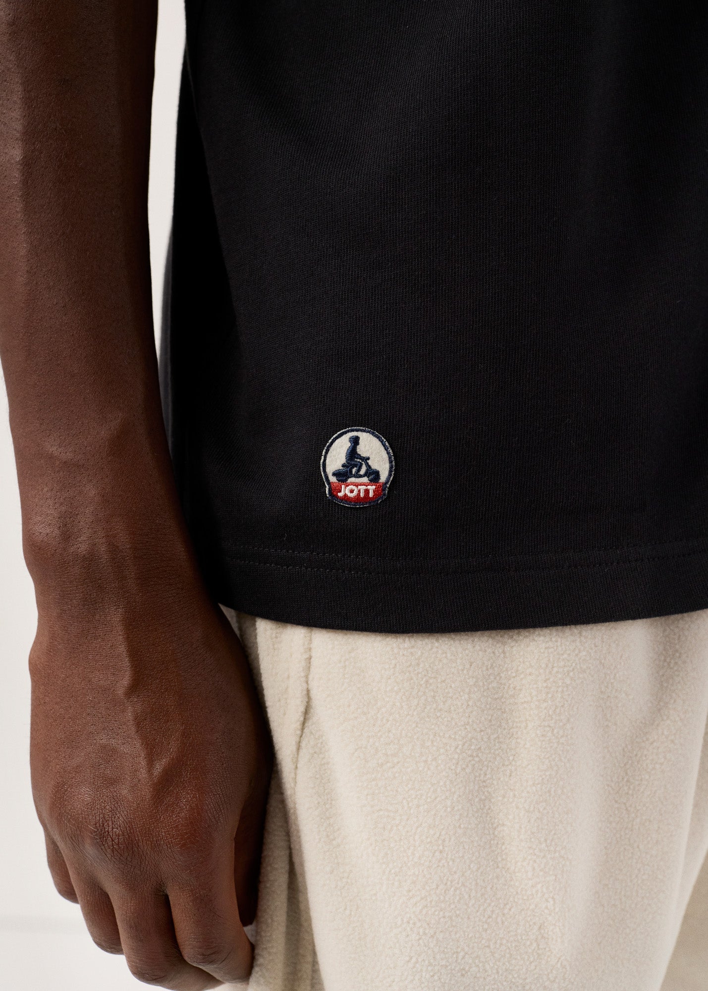 T-Shirt à col rond Noir Andrea