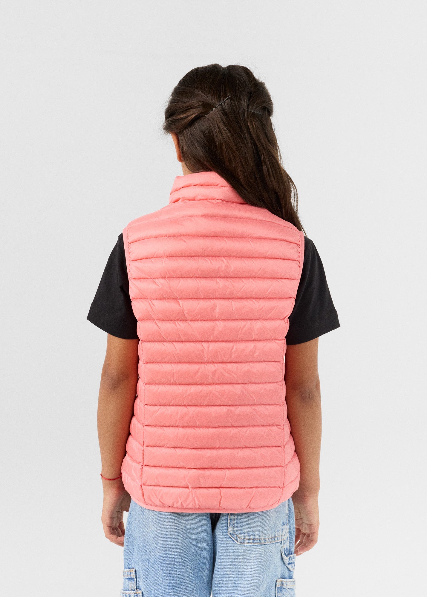 Doudoune sans manches enfant Vibrant pink Zoe