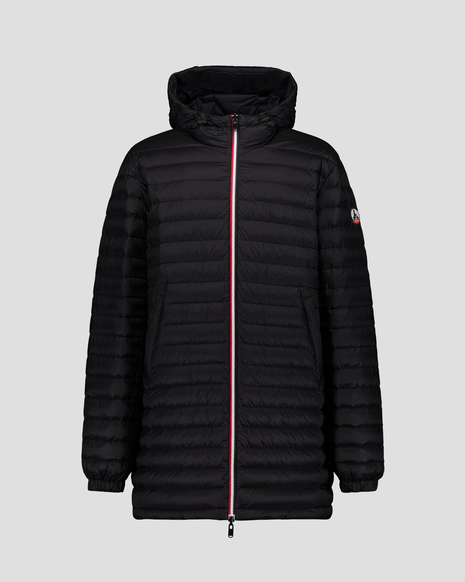 Doudoune longue réversible Noir/noir Assen