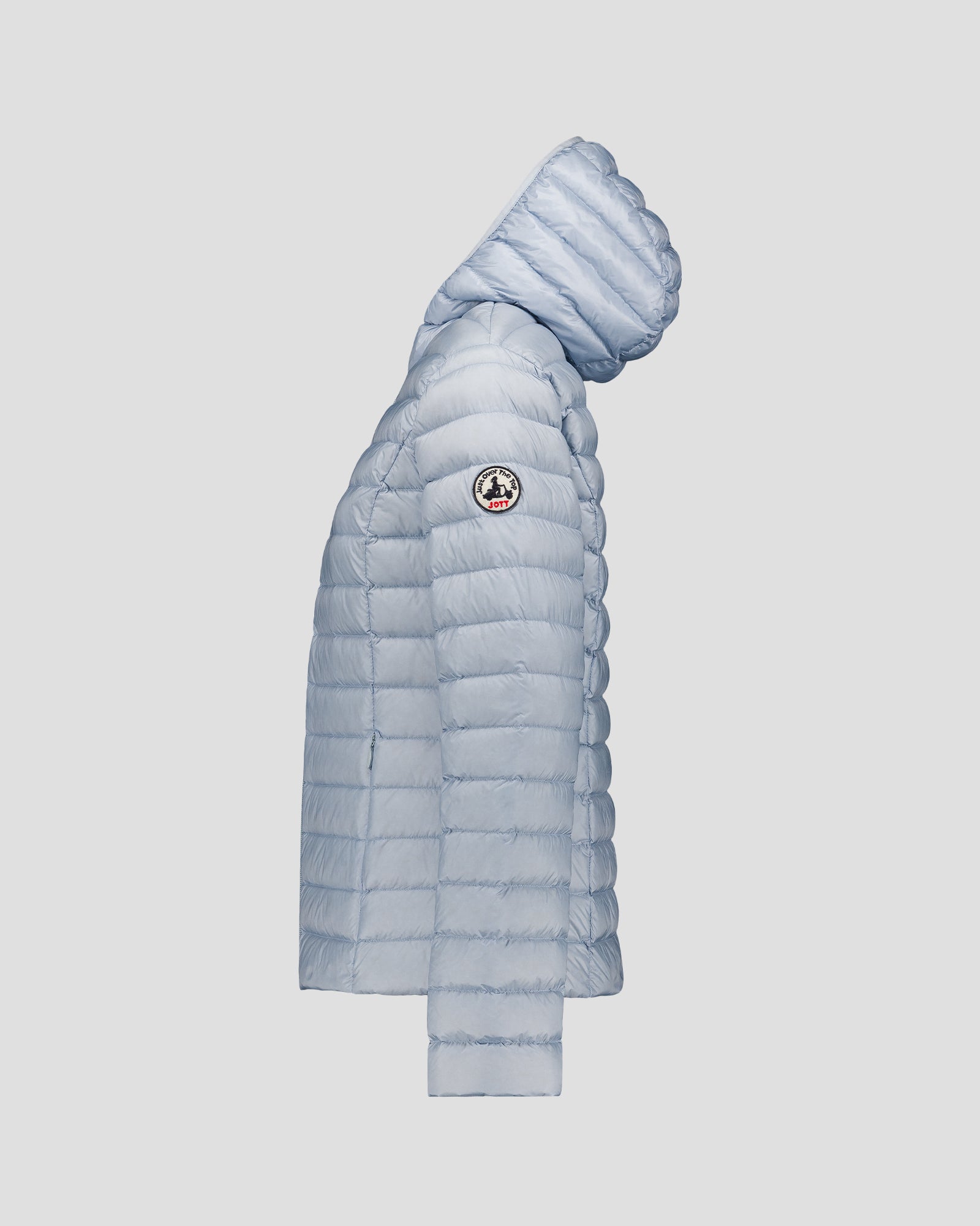 Doudoune légère à capuche Cendre marine Cloe