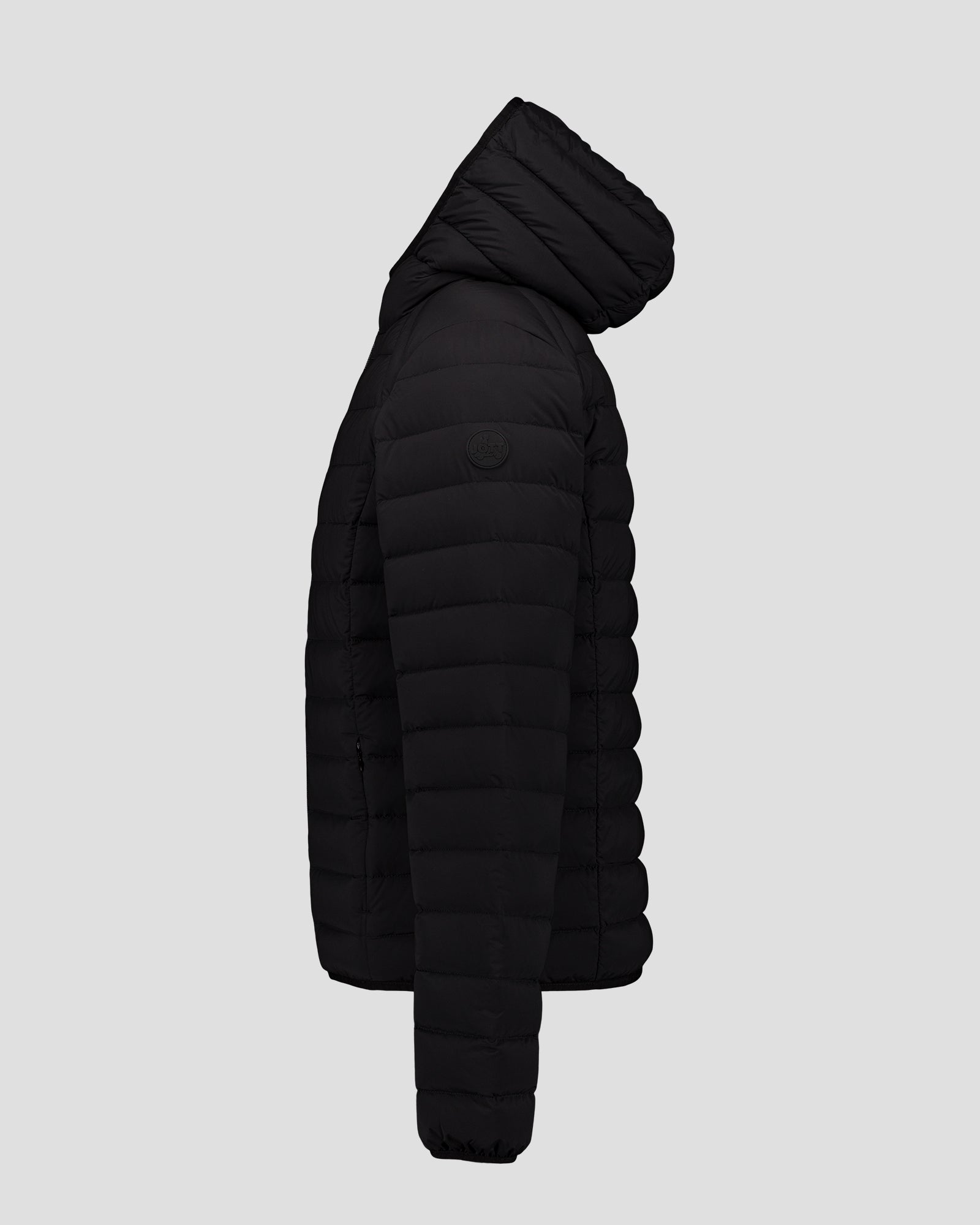 Doudoune légère stretch à capuche Noir Frantz