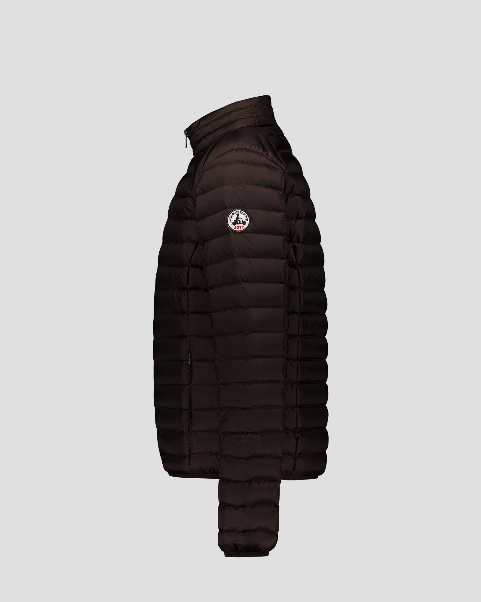 Doudoune légère Café noir Mat