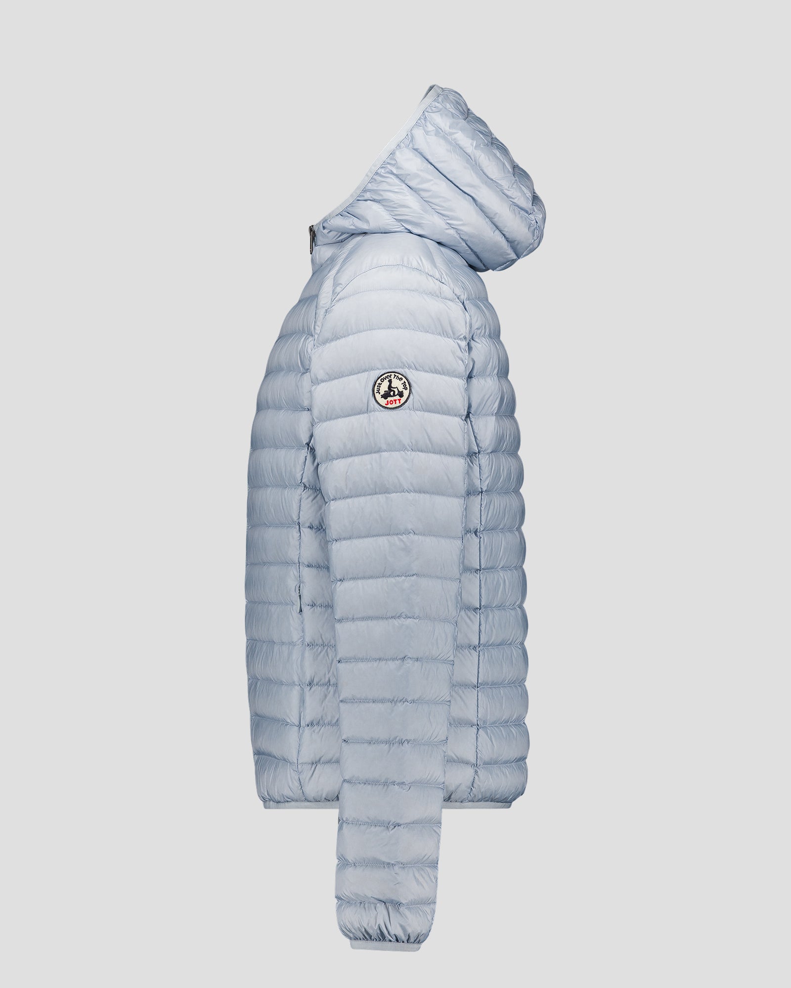 Doudoune légère à capuche Cendre marine Nico