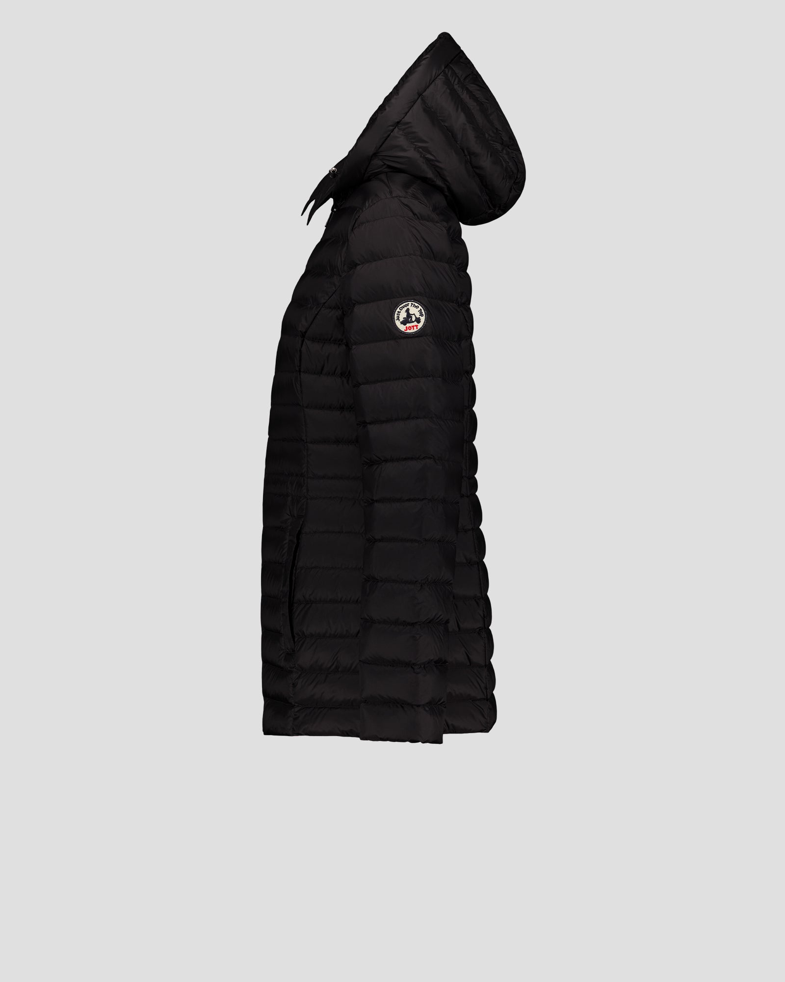 Doudoune à capuche mi-longue Noir Nour 2.0