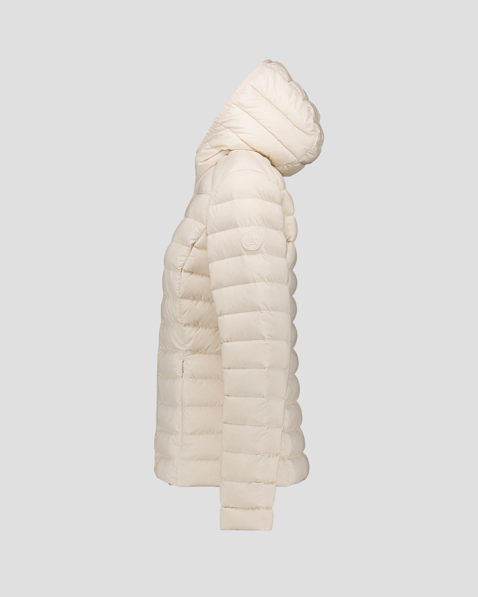 Doudoune à capuche stretch légère Naturel Salma