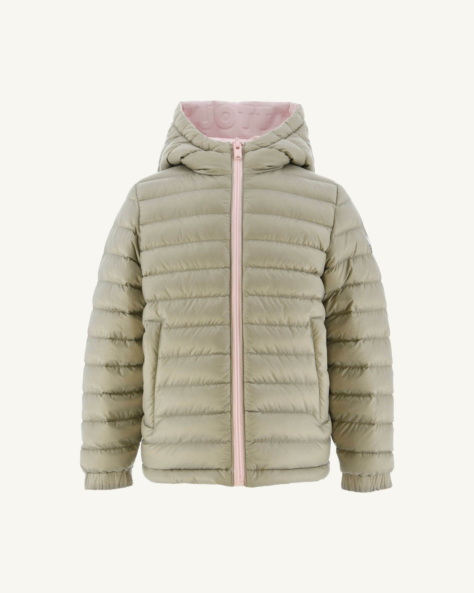Doudoune réversible Rose clair/Beige enfant Zurich