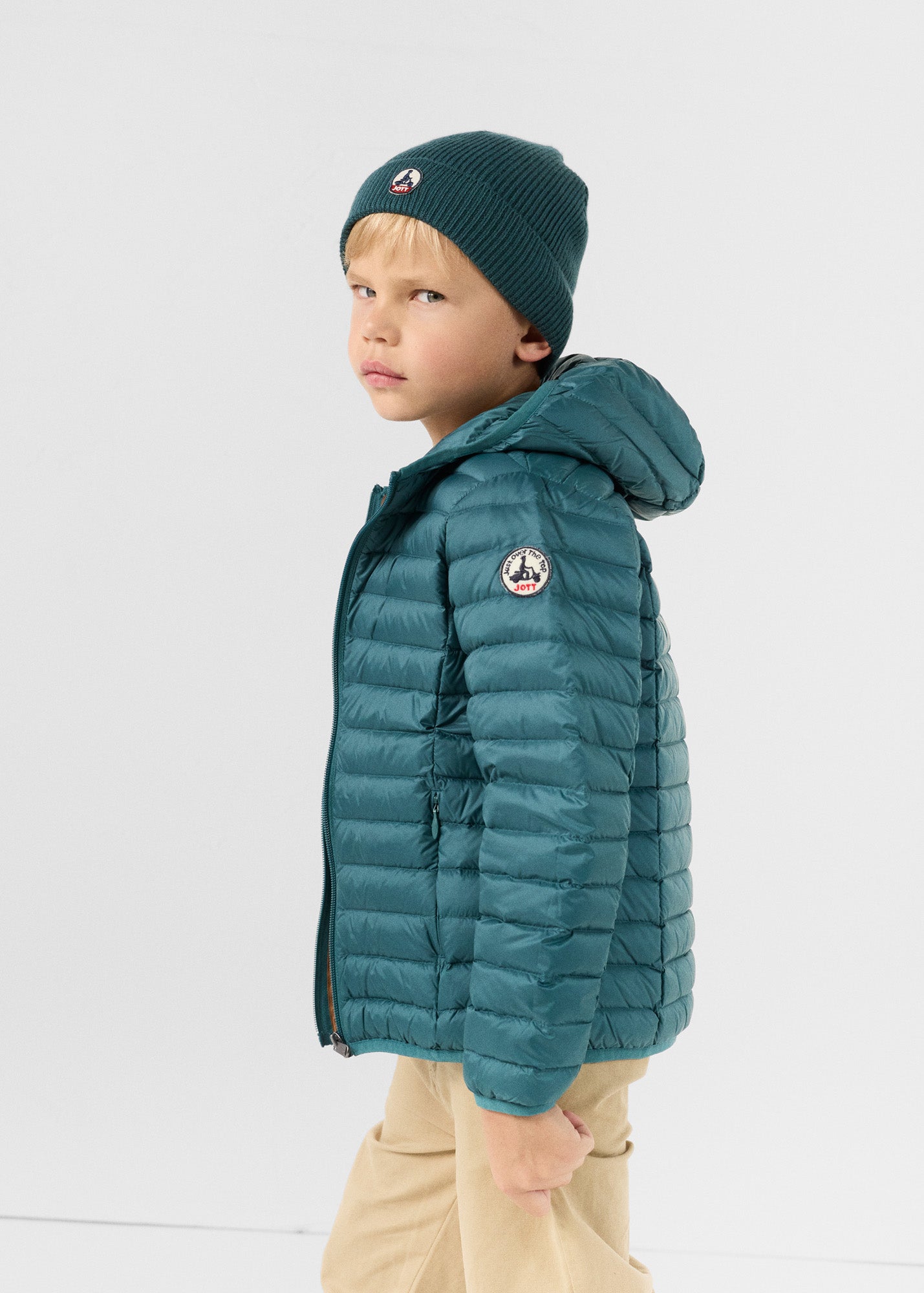 Doudoune légère à capuche enfant Deep lake Hugo