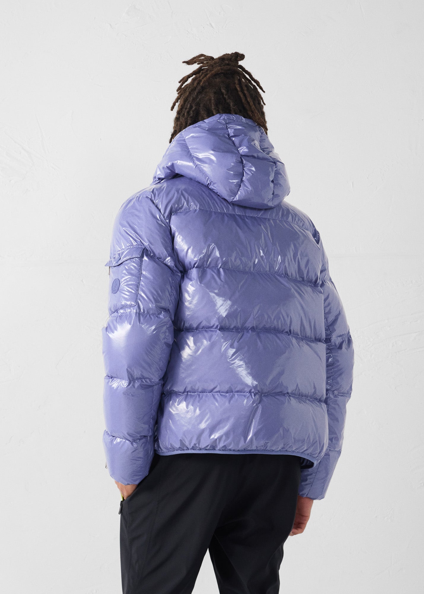 Doudoune à capuche Grand Froid Raisin ombre Java laquée