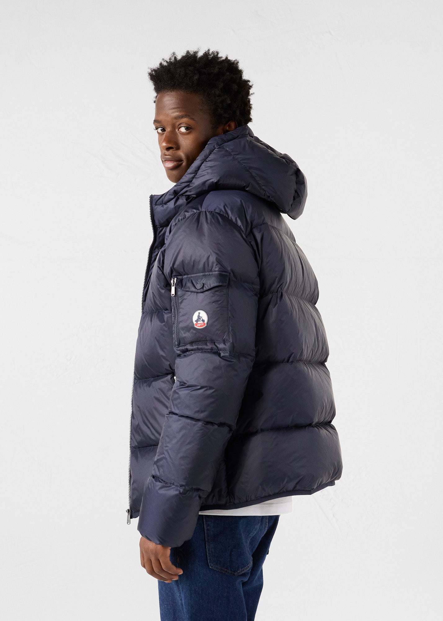 Doudoune à capuche Grand Froid Marine Java
