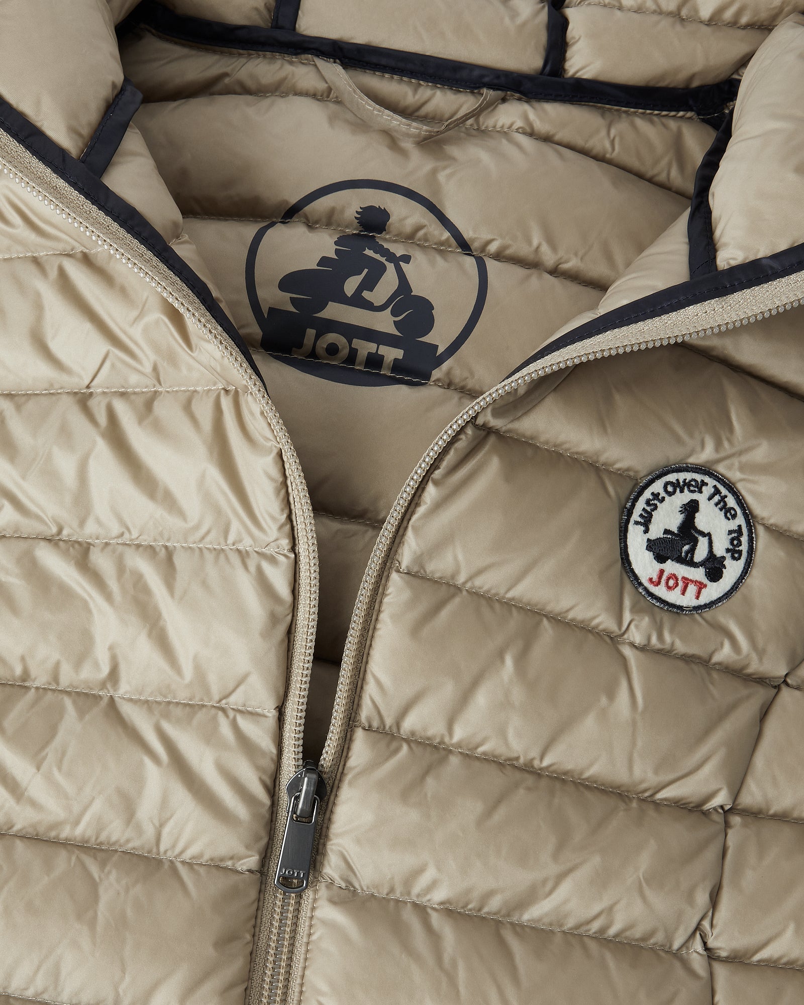 Doudoune légère sans manches Beige Mali