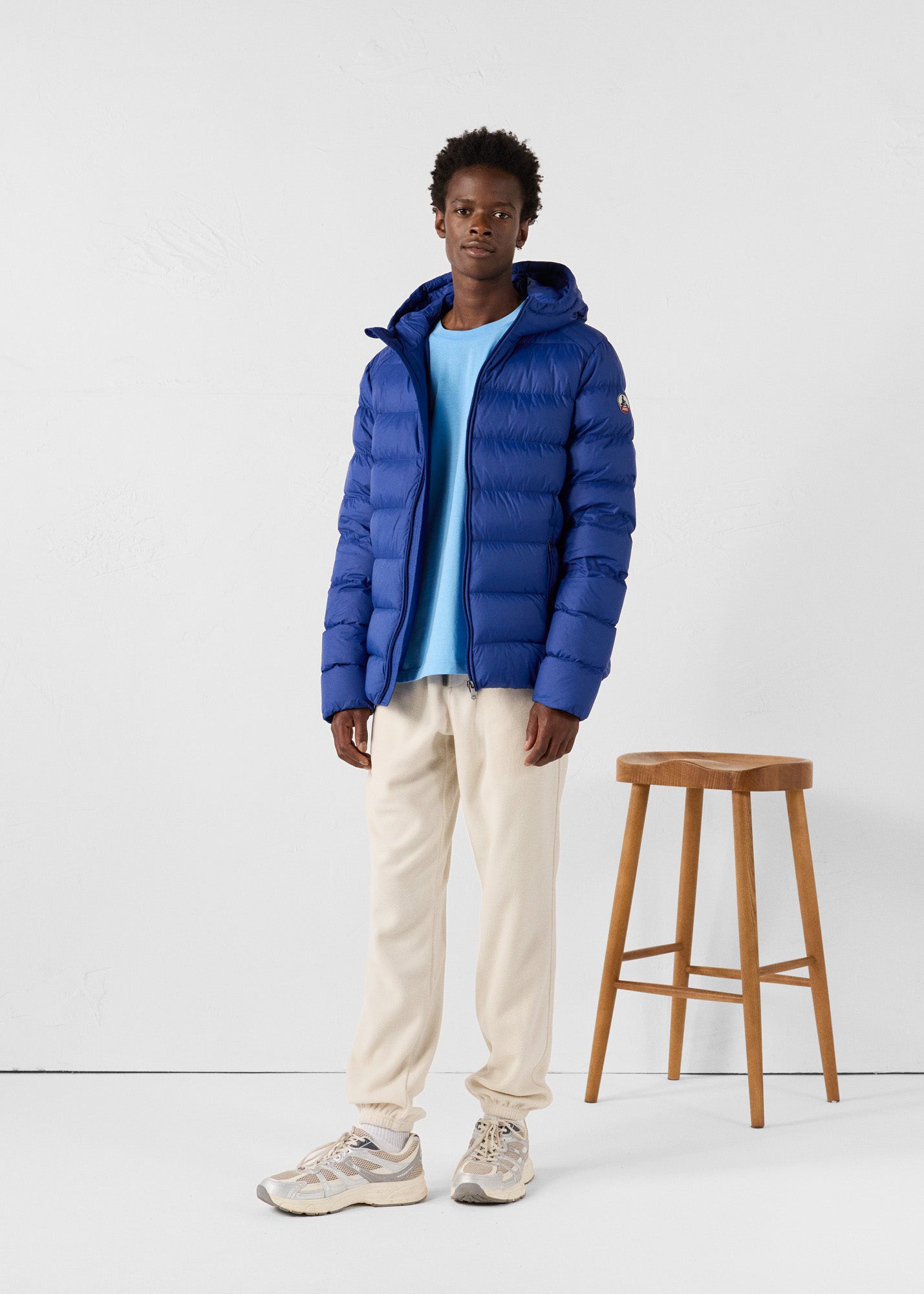 Doudoune confort Bleu cobalt Johny