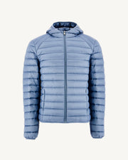 Doudoune légère à capuche Bleu délavé Nico