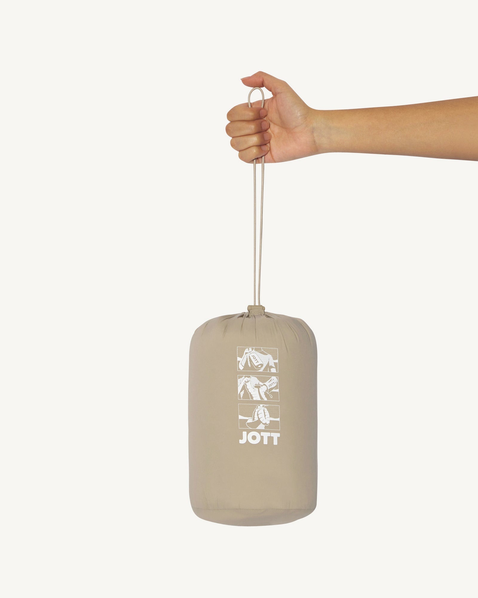 Doudoune stretch légère Beige Maia