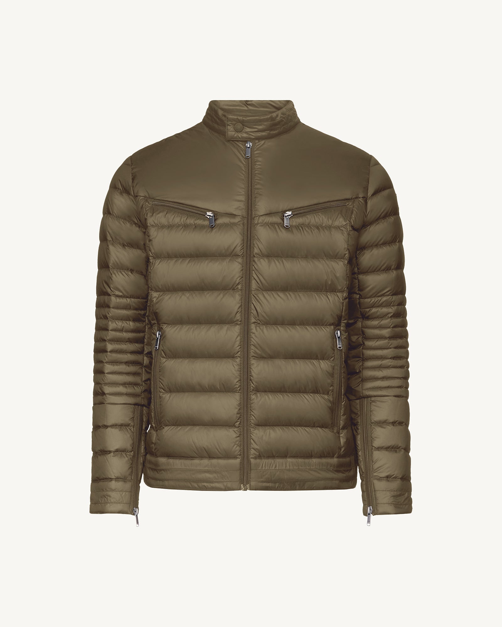 Doudoune coupe motard Army David