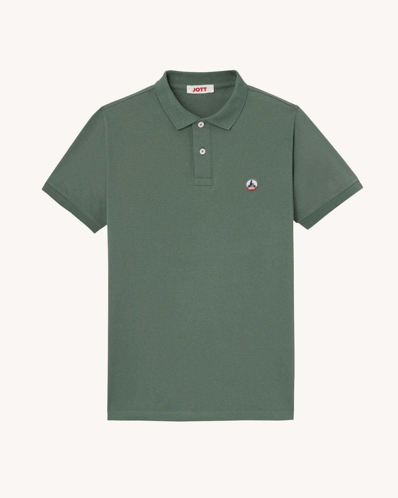Polo en coton biologique Vert céladon Marbella