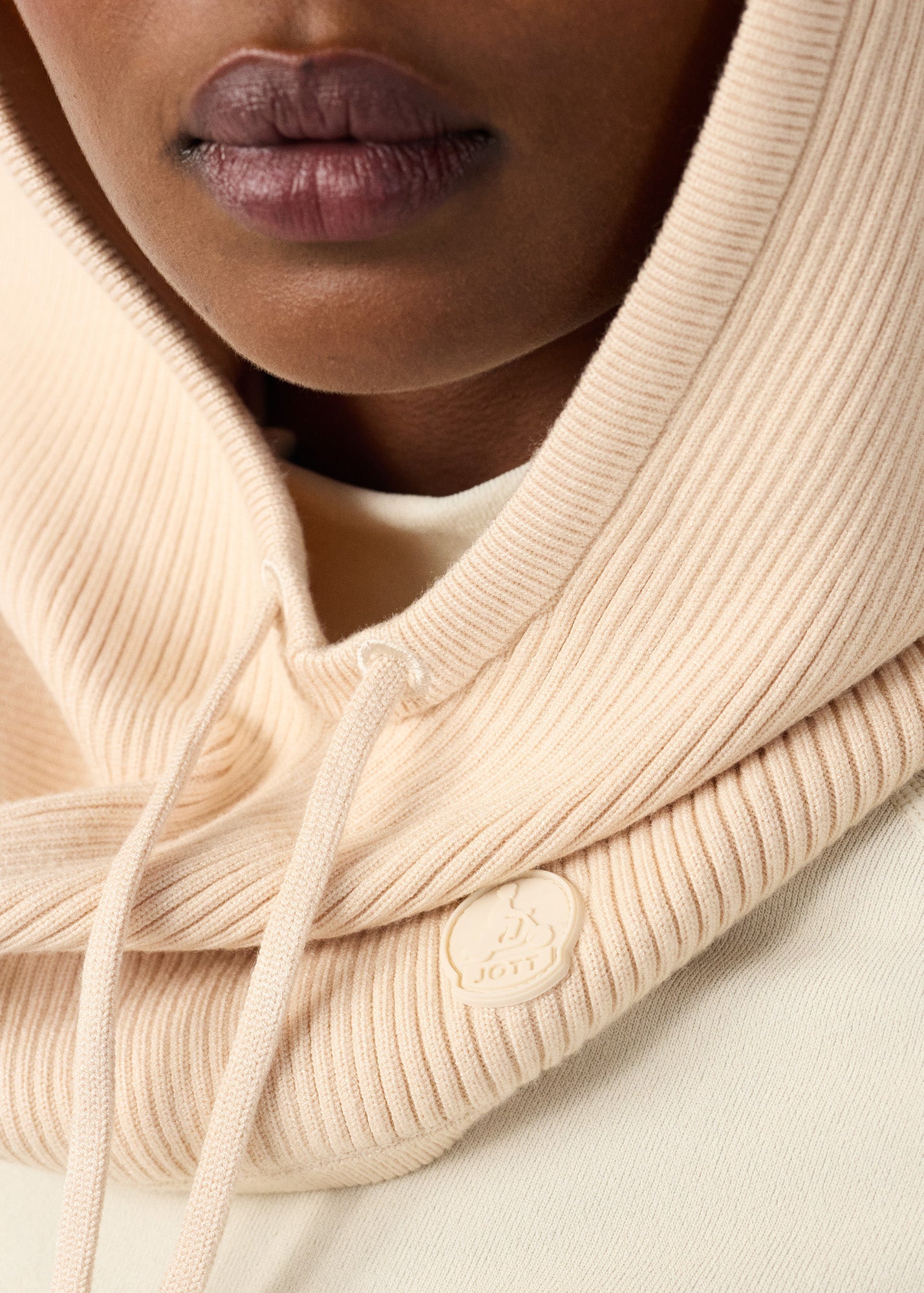 Cagoule en maille Vanille sucrée Combe