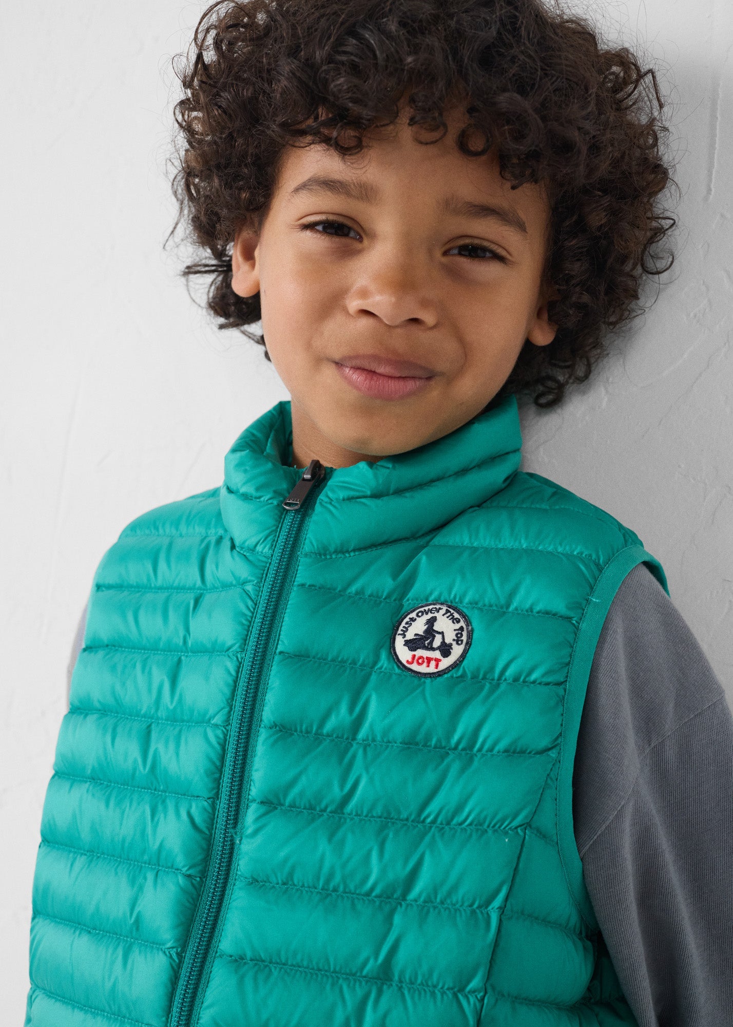 Doudoune sans manches enfant Vert persan Zoe