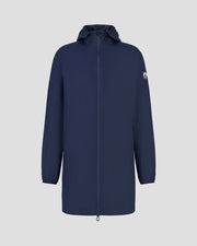 Imperméable long à capuche paquetable Marine Oban