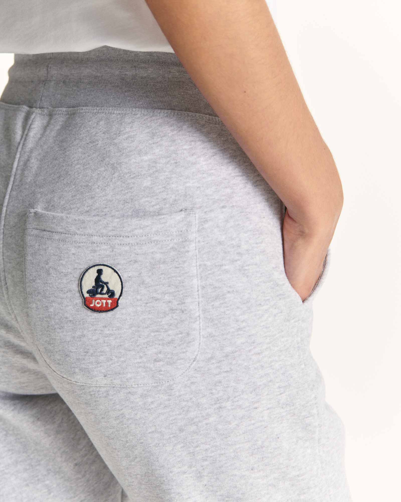 Pantalon de sport femme en coton biologique Gris chiné Valparaiso