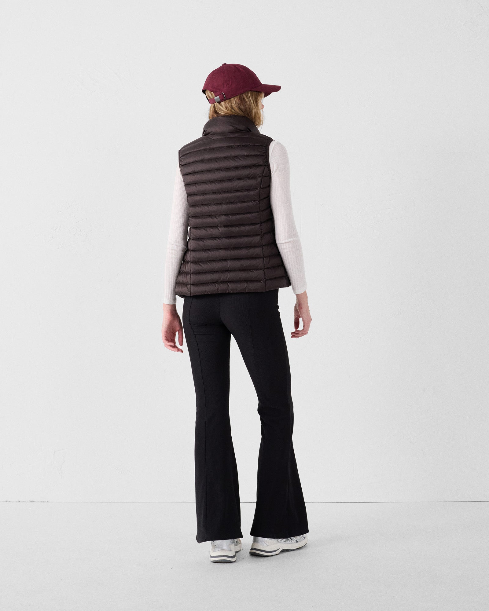 Doudoune légère sans manches Café noir Seda