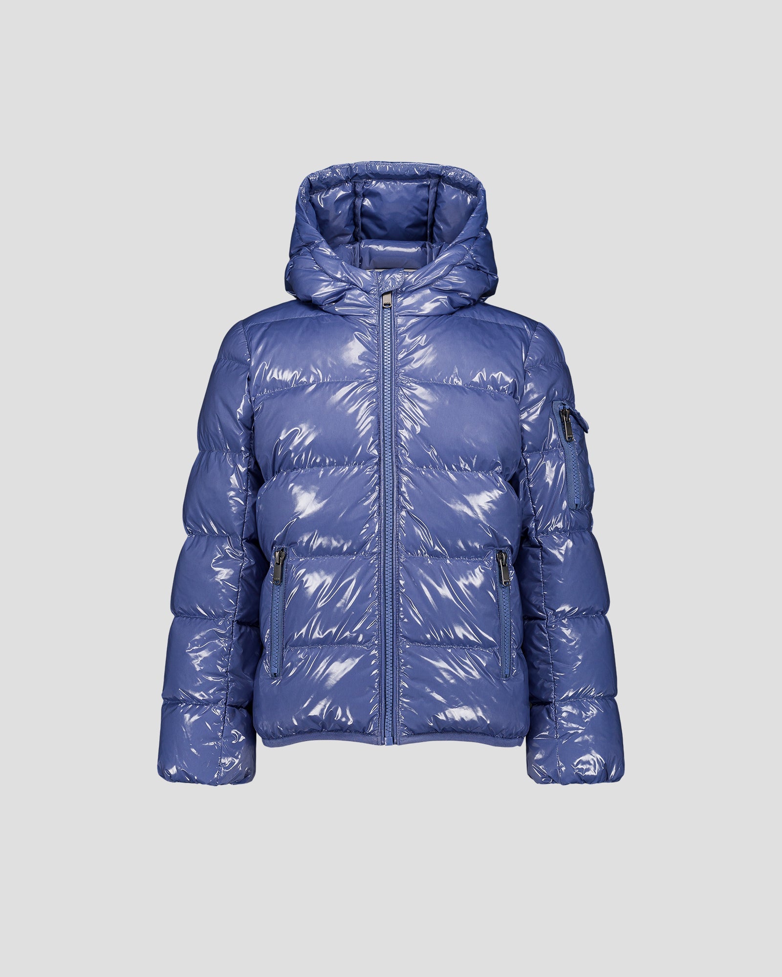 Doudoune enfant Grand Froid laquée Raisin ombre Kazan